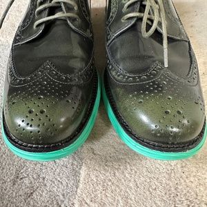 Mens Cole Haan Lunar Grand Wingtip Oxford Sz 10 M C11713  RARE Color * Used Once